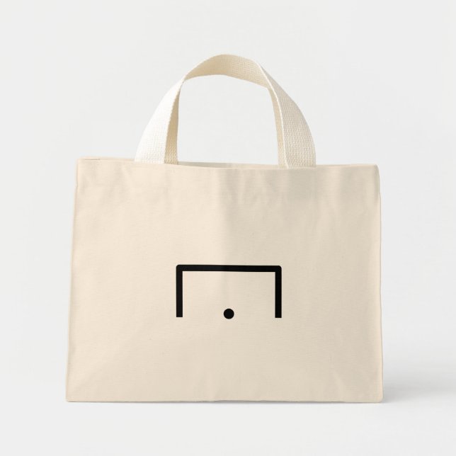 Bolso De Tela Diminuto Objetivo (Frente)