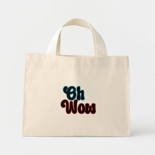 Bolso De Tela Diminuto Oh Wow.b
