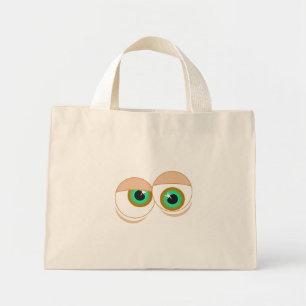 Bolso De Tela Diminuto Ojos Personalizados