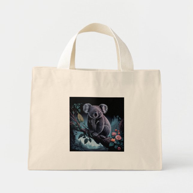 BOLSO DE TELA DIMINUTO OSO CUTE AUSSIE KOALA (Frente)