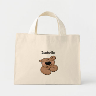 Bolso De Tela Diminuto Oso de peluche personalizado personalizado