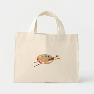 Bolso De Tela Diminuto Paleta de artistas