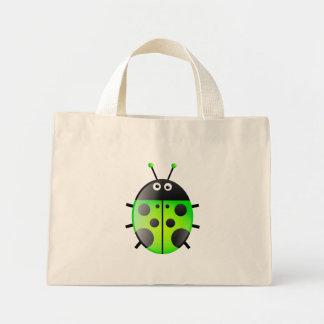 Bolso De Tela Diminuto Pareja verde