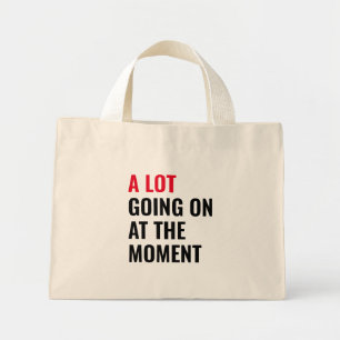 Bolso De Tela Diminuto Pegatina