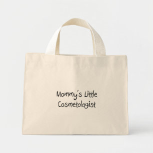 Bolso De Tela Diminuto Pequeña cosmetóloga de mamá
