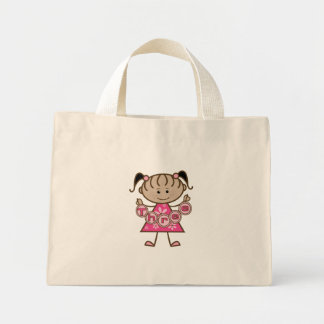 Bolso De Tela Diminuto Pequeña niña camisetas de cumpleaños y regalos