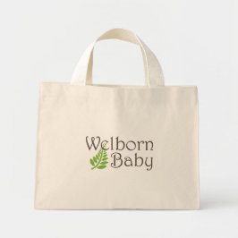 Bolso De Tela Diminuto Pequeño Tote bebé recién nacido