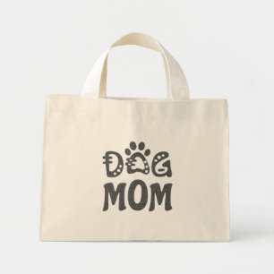 Bolso De Tela Diminuto Perro Mamá