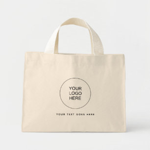 Bolso De Tela Diminuto Personalizable aquí del logotipo de la empresa com
