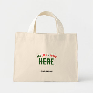 BOLSO DE TELA DIMINUTO PERSONALIZABLE MODERNO ELEGANTE BROWN VERIFICADO M