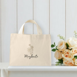 Bolso De Tela Diminuto personalized tote bags with flowers 
