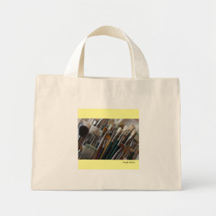 Bolso De Tela Diminuto Pinceles de pintura