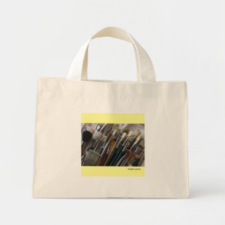 Bolso De Tela Diminuto Pinceles de pintura
