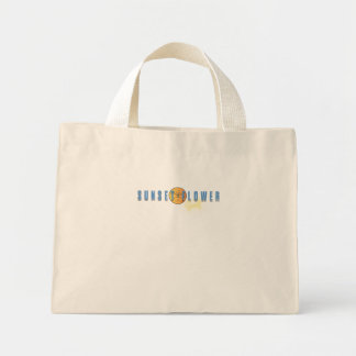 BOLSO DE TELA DIMINUTO PINTURA AMARILLA DE FLORES DE SOL