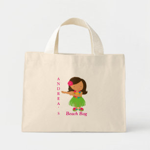 Bolso De Tela Diminuto Playa