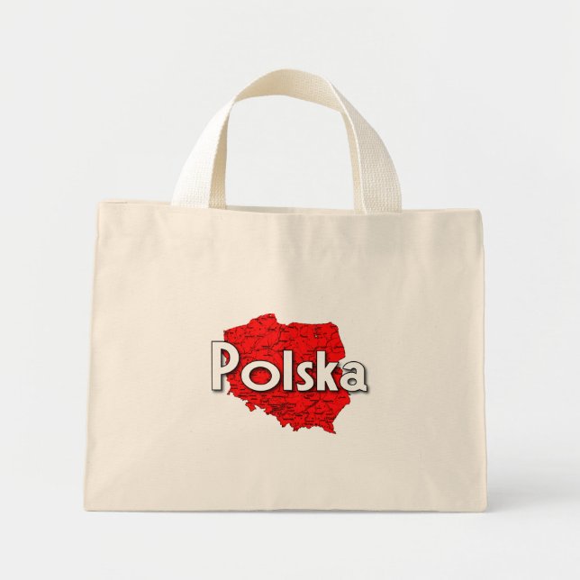 Bolso De Tela Diminuto Polonia (Frente)
