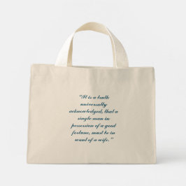 Bolso De Tela Diminuto Pride and Prejudice  Tote Bag