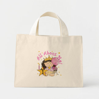 Bolso De Tela Diminuto Princesa todo sobre mí primera camiseta de cumplea