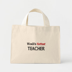 Bolso De Tela Diminuto Profesor más caliente del mundo