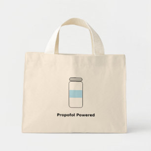 Bolso De Tela Diminuto Propofol Potenciado – Humor Divertido de Anestesió