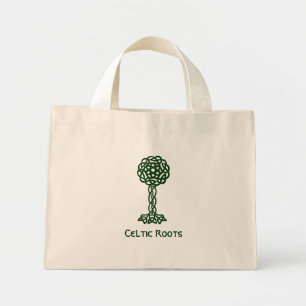 Bolso De Tela Diminuto Raíces celtas