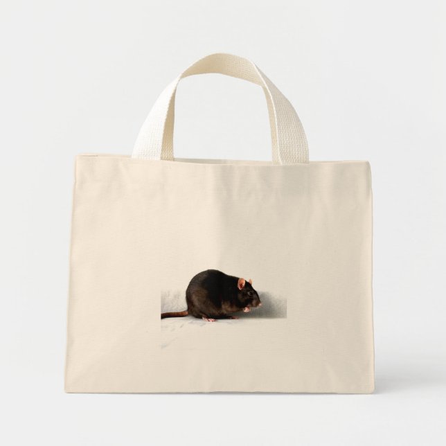 Bolso De Tela Diminuto Rat ttcna (Frente)