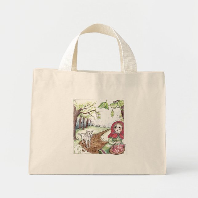 Bolso De Tela Diminuto red264 - Personalizado (Frente)