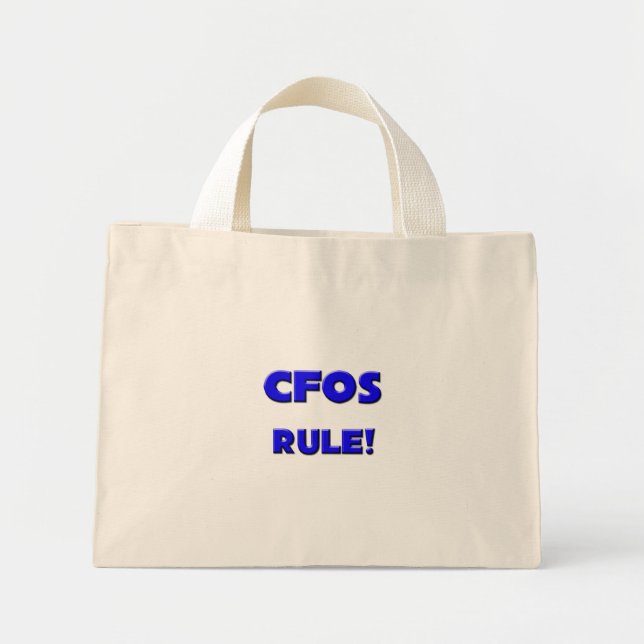 Bolso De Tela Diminuto ¡Regla Cfos! (Frente)