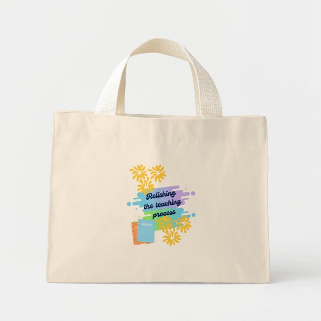 Bolso De Tela Diminuto Restringir El Proceso De Enseñanza (Frente)