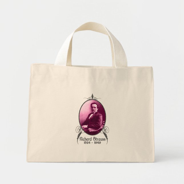 Bolso De Tela Diminuto Richard Strauss (Frente)