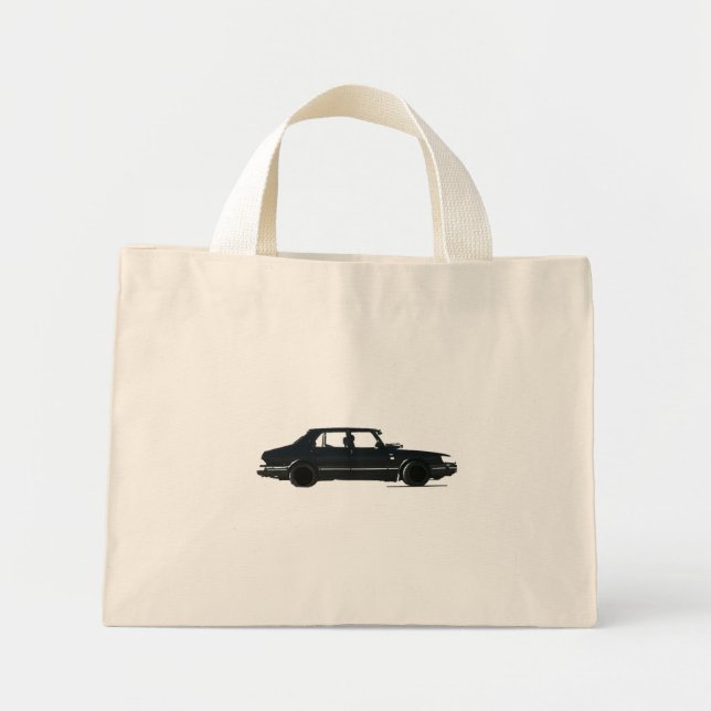 BOLSO DE TELA DIMINUTO SAAB 900 (Frente)