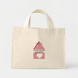 Bolso De Tela Diminuto Safe & Kind Spaces Tote