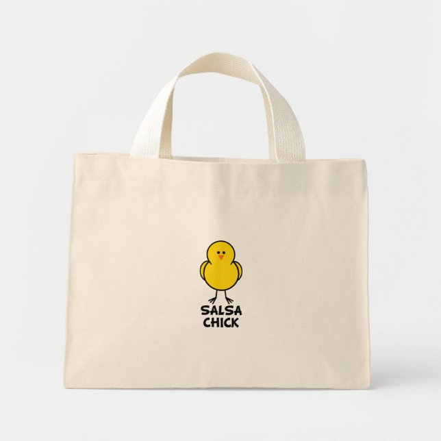Bolso De Tela Diminuto Salsa Chick (Frente)