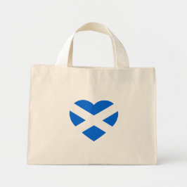 Bolso De Tela Diminuto Scottish Heartflag ttcn