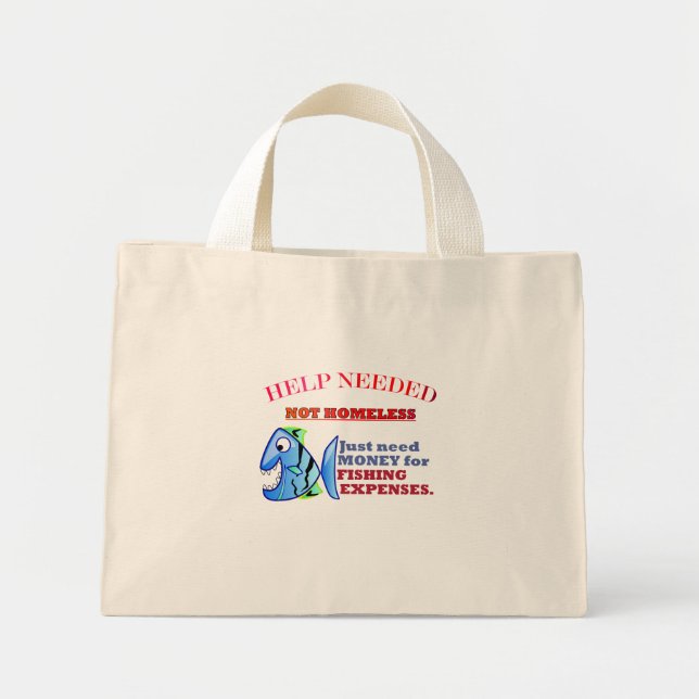 BOLSO DE TELA DIMINUTO SE NECESITA AYUDA. (Frente)