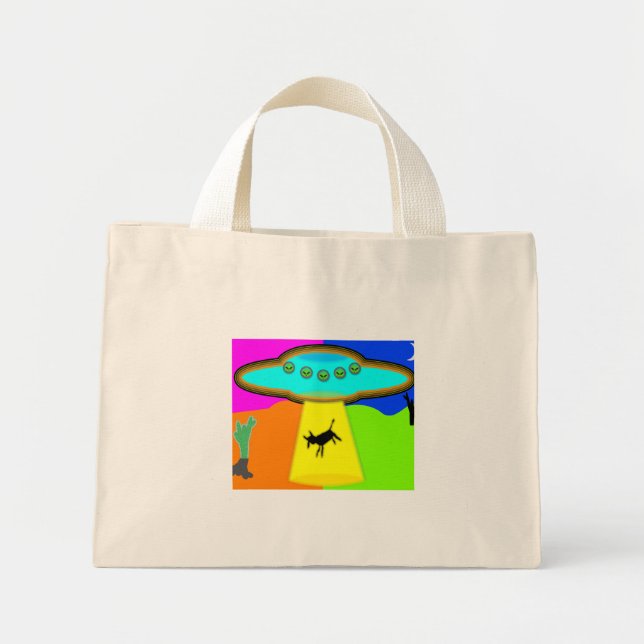Bolso De Tela Diminuto Secuestro de extranjeros (Frente)