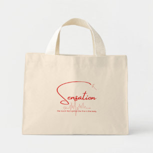 Bolso De Tela Diminuto Sensation Pulse Heartline
