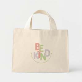 Bolso De Tela Diminuto Ser amable