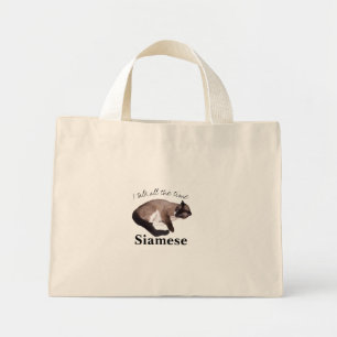 Bolso De Tela Diminuto siamés