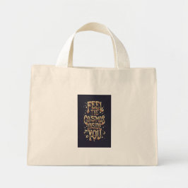 Bolso De Tela Diminuto Siente el Cosmos dentro de ti