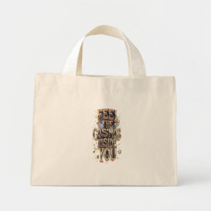 Bolso De Tela Diminuto Siente el Cosmos dentro de ti