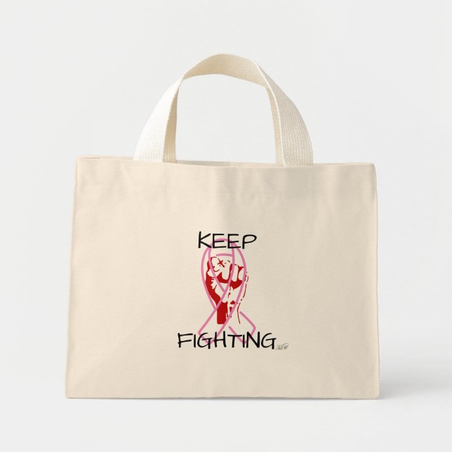 Bolso De Tela Diminuto Sigue Luchando (Frente)