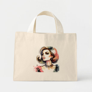 Bolso De Tela Diminuto Siren de los años 60