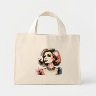 Bolso De Tela Diminuto Siren de los años 60