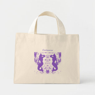 Bolso De Tela Diminuto sirenas gemelas
