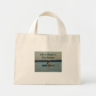 Bolso De Tela Diminuto SNV10572, la vida es grandiosa en el puerto de Gig