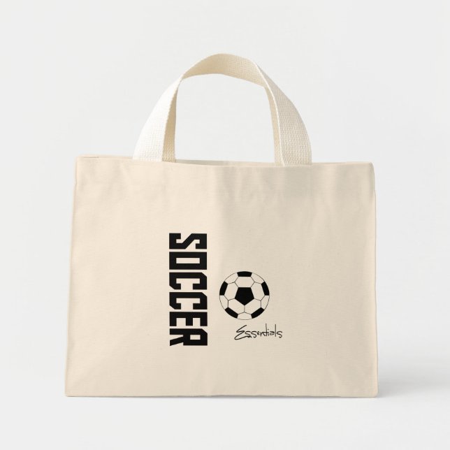 Bolso De Tela Diminuto Soccer Essentials (Frente)