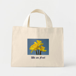 Bolso De Tela Diminuto ¡Somos Libres! regalos Flores naturales Narciso Fl