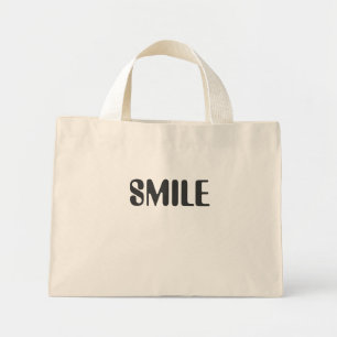 BOLSO DE TELA DIMINUTO SONRÍE