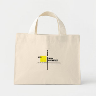 Bolso De Tela Diminuto soy arquitecto